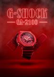 [Casio] watch Gee shock carbon core guard GA-2100-4AJF Men's Red