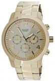 Guess Ladies Gold Plated Chronograph Bracelet Watch