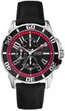 Guess Mens Multi dial Quartz Watch with Leather Strap W10602G1