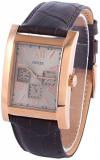 Guess Men's Multi dial Quartz Watch with Leather Strap W0370G3