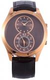 Guess Men's W0376G3 Quartz Watch with Quartz Dial Analogue Display and Brown Leather Strap