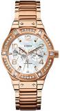 Guess Womens Multi dial Quartz Watch with Stainless Steel Strap W0290L2