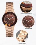 Guess W0468L1 Rose Gold-Tone Ladies Watch - Brown Dial