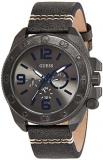 Guess Men's Analogue Quartz Watch with Leather Strap W0659G3