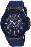 Guess Men's Analogue Quartz Watch with Rubber Strap W0248G5