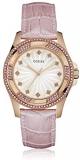 Guess Womens Analogue Classic Quartz Watch with Leather Strap W0703L1