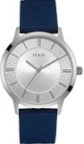 Guess Men's Analogue Quartz Watch with Leather Strap W0795G4