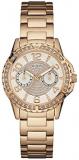 Guess Sassy Womens Analogue Quartz Watch with Stainless Steel Bracelet W0705L3
