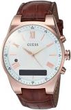 Guess Womens Analogue-Digital Quartz Watch with Leather Strap C0002MB4