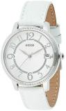 Guess Women's Analogue Classic Quartz Watch with Leather Strap W0930L4