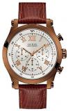 Guess Anchor Mens Sport Chronograph Brown Round W1105G2