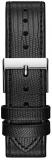 GUESS Men's REGENT 42mm Black Leather Band Case Quartz Analog Watch W1041G4