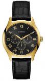 Guess Mens Analogue Classic Quartz Watch with Leather Strap W1130G3