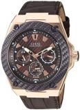 GUESS Men's Analog Quartz Watch with Stainless-Steel Strap U1058G2