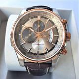 Guess Mens Chronograph Quartz Watch with Leather Strap X81012G5S