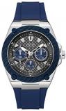 Guess Legacy Mens Analogue Quartz Watch with Silicone Bracelet W1049G1
