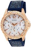 Guess Women's Analogue Quartz Watch with Rubber Strap W1096L4