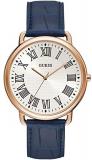 Guess Anchor Mens Analogue Quartz Watch with Leather Bracelet W1164G2
