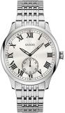 Guess Cambridge Mens Analogue Quartz Watch with Stainless Steel Bracelet W1078G1