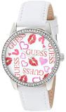 Guess Women's Analogue Quartz Watch with Leather Strap W1206L1