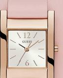 Guess Buckle up Womens Analogue Quartz Watch with Leather Bracelet W1137L4
