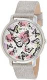 GUESS Women's Analog Watch with Leather Calfskin Strap GW0008L1