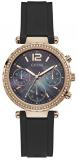 Guess Solstice Black Mother of Pearl Rose-Gold Watch GW0113L2