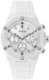 GUESS Men's Analog Quartz Watch with Silicone Strap GW0268G1