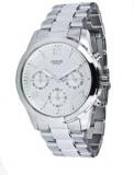 Guess Ladies Chronograph Watch W12086L1 with Silver Dial