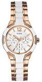 Guess Women's Analogue Classic Quartz Watch with Stainless Steel Strap W0556L3
