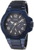 Guess Men's Analogue Quartz Watch with Stainless Steel Strap W0218G4