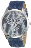 Guess Womens Analogue Quartz Watch with Leather Strap W1144L1