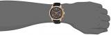 Guess Men's Chronograph Quartz Watch with Imitation Leather Bracelet – W0380G5