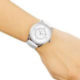 Guess Women's Analogue Classic Quartz Watch with Leather Strap W0768L4