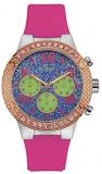 Guess Women's Analogue Quartz Watch with Rubber Strap W0772L4