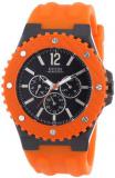 Guess Women's Watch Analogue Display and Overdrive Multifunction Silicone Strap