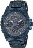 GUESS Men's Analog Quartz Watch with Stainless-Steel Strap U0799G6