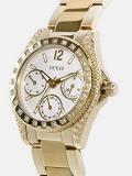 Guess Womens Multi dial Quartz Watch with Stainless Steel Strap W0938L2