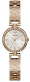 GUESS Women's Analog Quartz Watch with Stainless Steel Strap GW0112L3