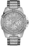 Guess Frontier Stainless Steel Crystal Dial Bracelet Watch W0799G1