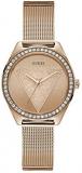 Guess Womens Analogue Classic Quartz Watch with Stainless Steel Strap W1142L4