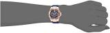 GUESS Women's Stainless Steel + Stain Resistant Silicone Watch with Day + Date Functions