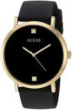 GUESS Men's Analog Japanese Automatic Watch with Silicone Strap U1264G1