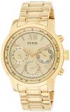 GUESS Classic Gold-Tone Stainless Steel Bracelet Watch with Day, Date + 24 Hour ...