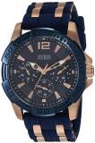 Guess Men Steel Sport Silicone Watch (w0366g4) Size One Size cm