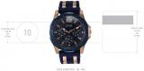 Guess Men Steel Sport Silicone Watch (w0366g4) Size One Size cm