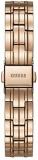 Guess Womens Analogue Classic Quartz Watch with Stainless Steel Strap W0989L3