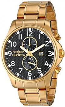 Invicta Men's 0382 II Collection 18k Gold-Plated Stainless Steel Watch