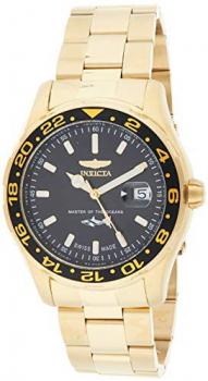 Invicta 25822 Pro Diver Men's Wrist Watch Stainless Steel Quartz Black Dial