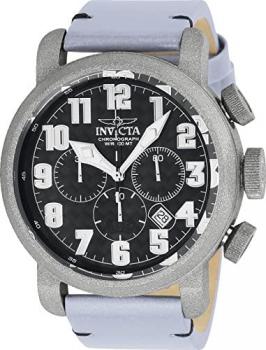 Invicta Aviator Women's Chronograph Quartz Watch with Leather Strap &ndash; 23092